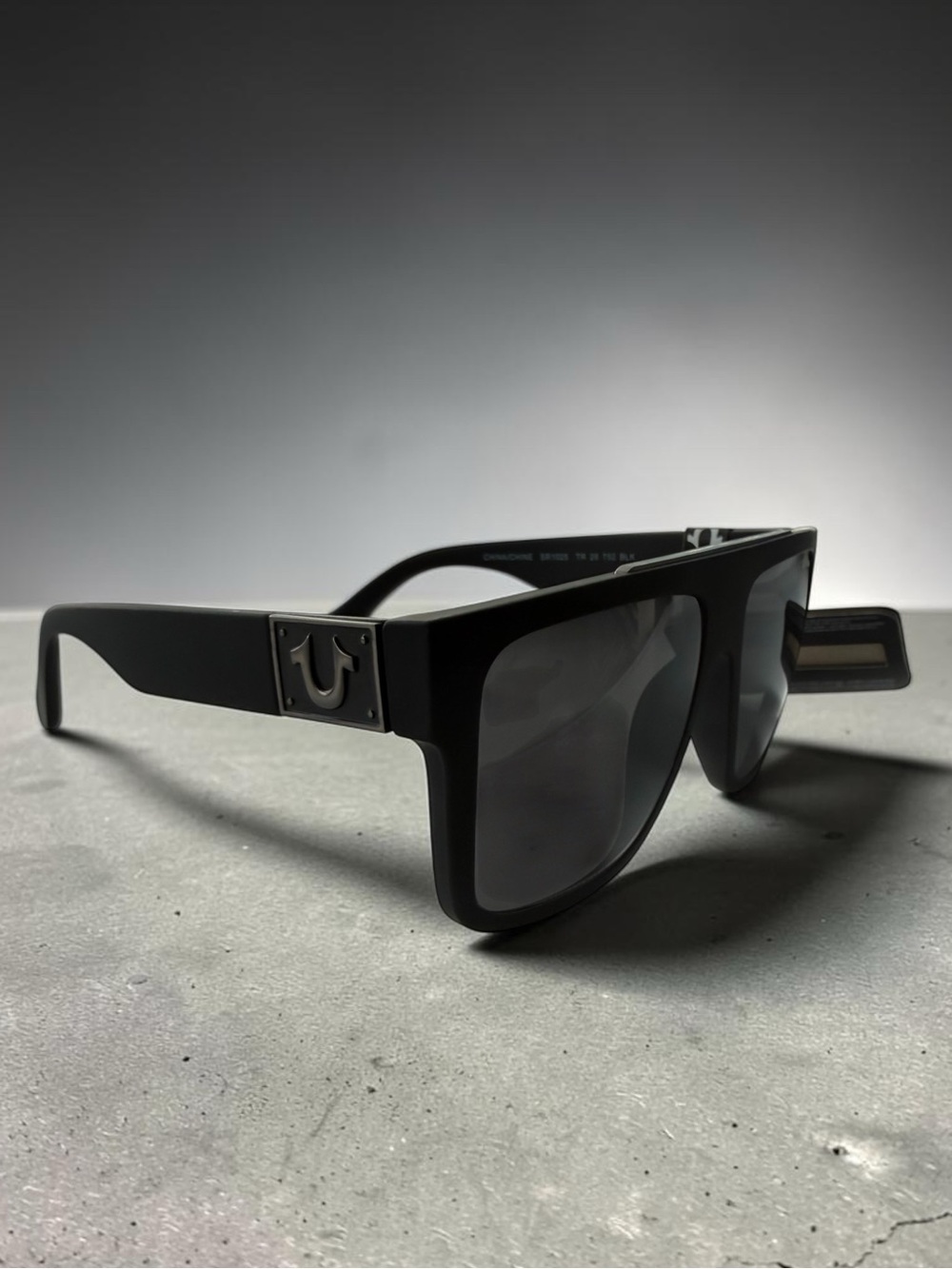 Men’s Matte Black Shield Sunglasses